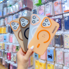 Ốp IP 17 nhám magsafe mã vạch Syndee