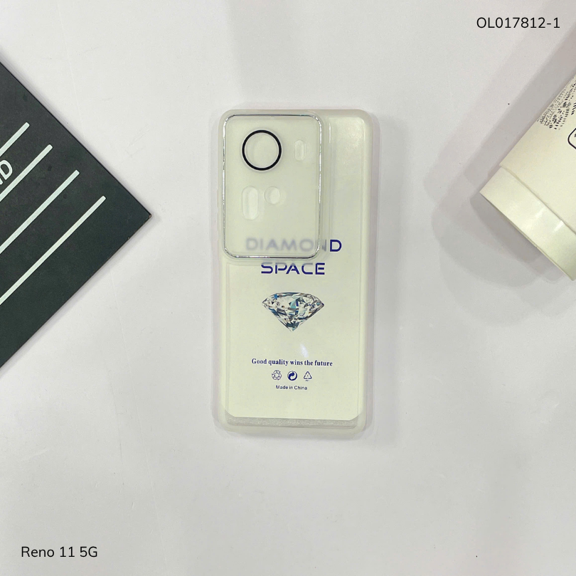 ** Ốp Reno 11 dẻo viền camera nhôm