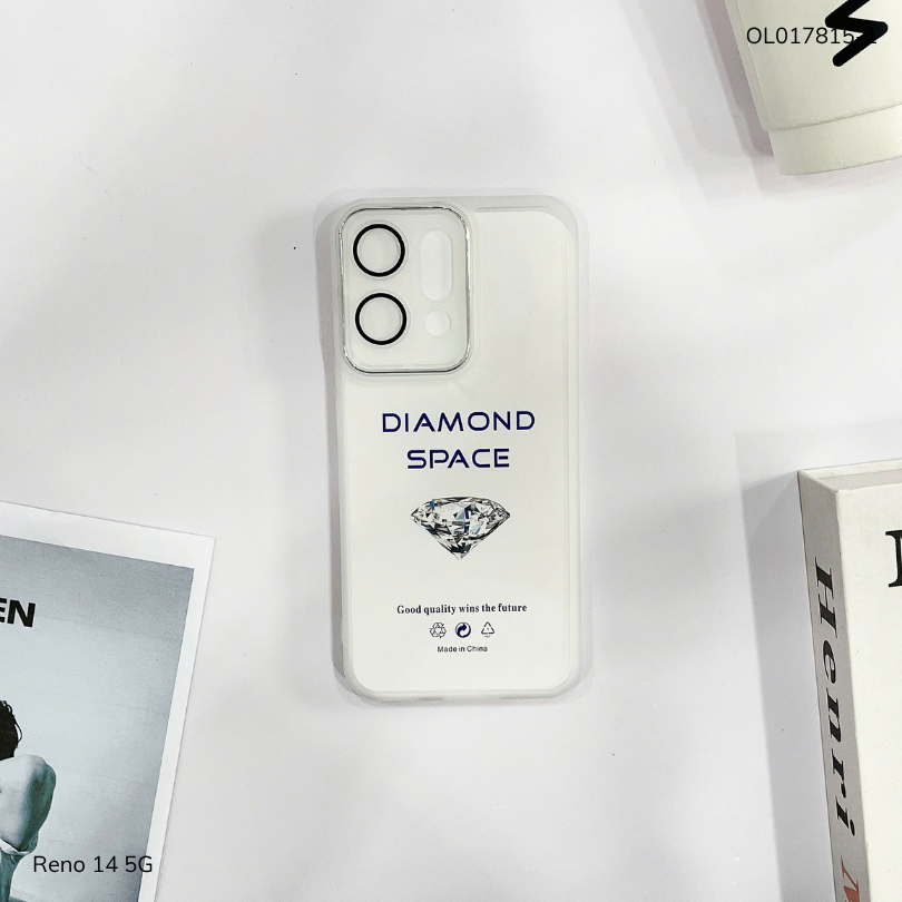 ** Ốp Reno 14 5G dẻo viền camera nhôm