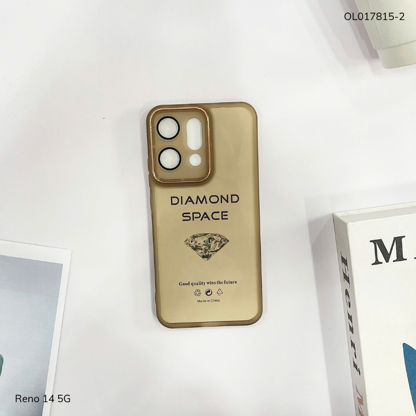 ** Ốp Reno 14 5G dẻo viền camera nhôm