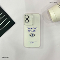 ** Ốp Reno 14F dẻo viền camera nhôm