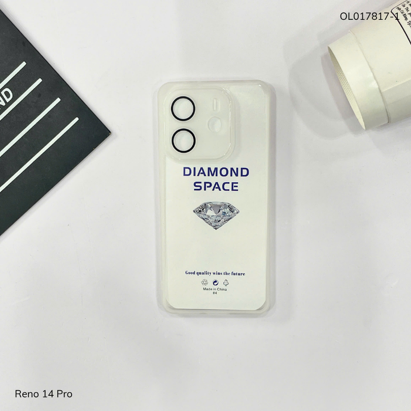 ** Ốp Reno 14 Pro 5G dẻo viền camera nhôm