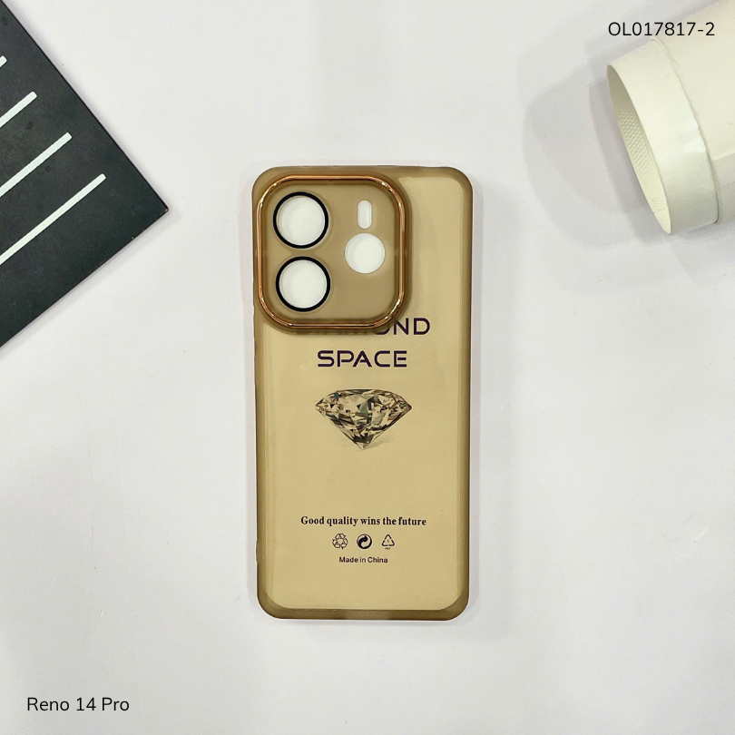 ** Ốp Reno 14 Pro 5G dẻo viền camera nhôm