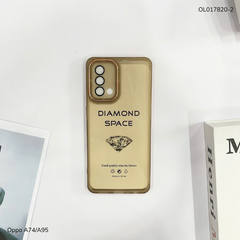 ** Ốp Oppo A74/A95 dẻo viền camera nhôm