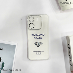 ** Ốp Xiaomi Redmi 13C 4G dẻo viền camera nhôm