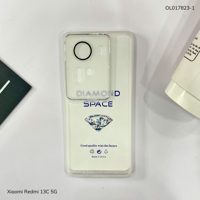 ** Ốp Xiaomi Redmi 13C 5G dẻo viền camera nhôm