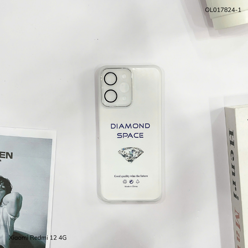 ** Ốp Xiaomi Redmi 12 4G dẻo viền camera nhôm