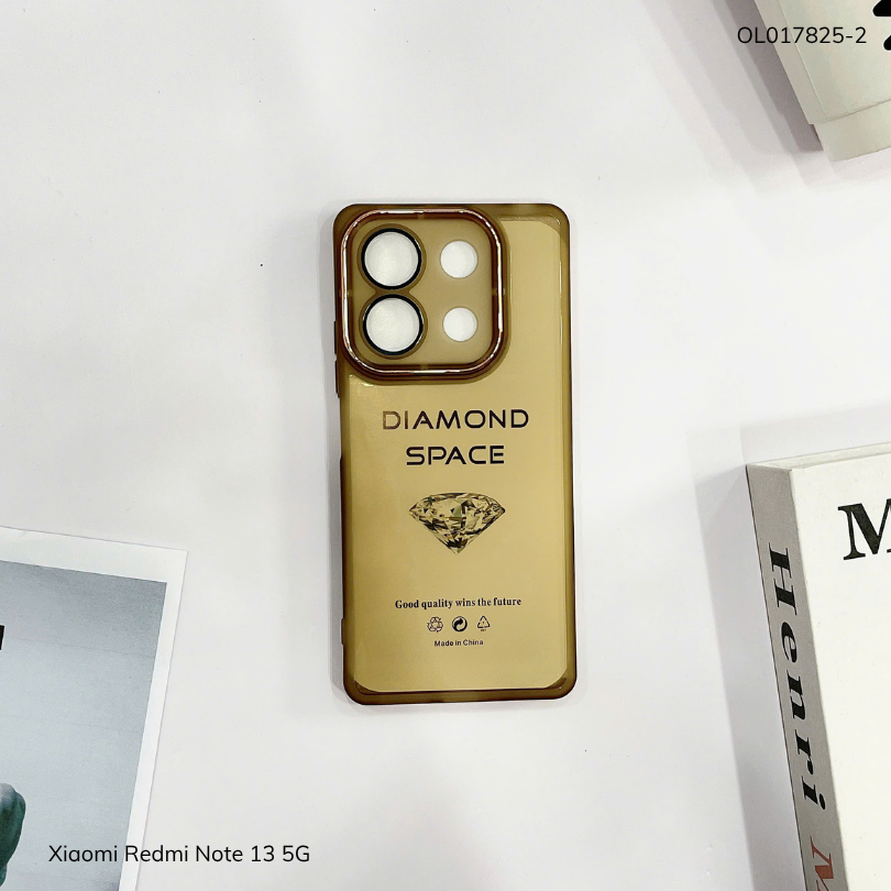 ** Ốp Xiaomi Redmi Note 13 5G dẻo viền camera nhôm
