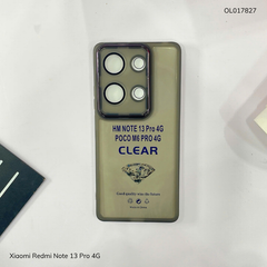 ** Ốp Xiaomi Redmi Note 13 Pro 4G dẻo viền camera nhôm