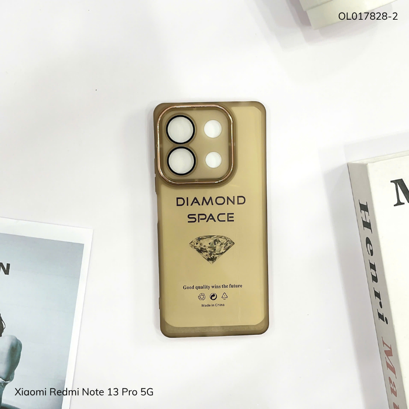 ** Ốp Xiaomi Redmi Note 13 Pro 5G dẻo viền camera nhôm