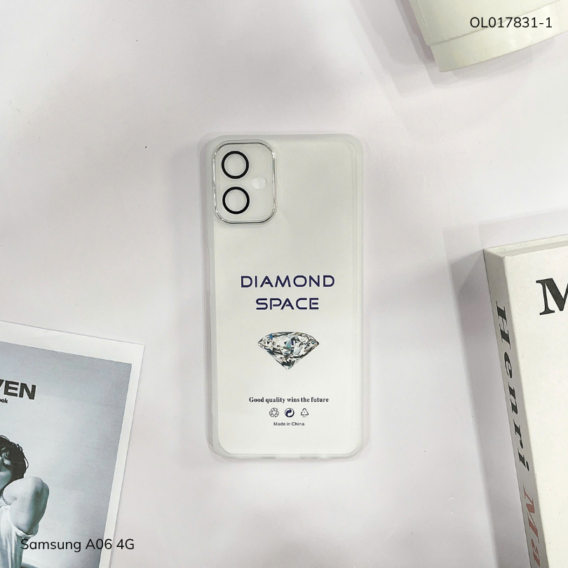 ** Ốp SS A06 dẻo viền camera nhôm