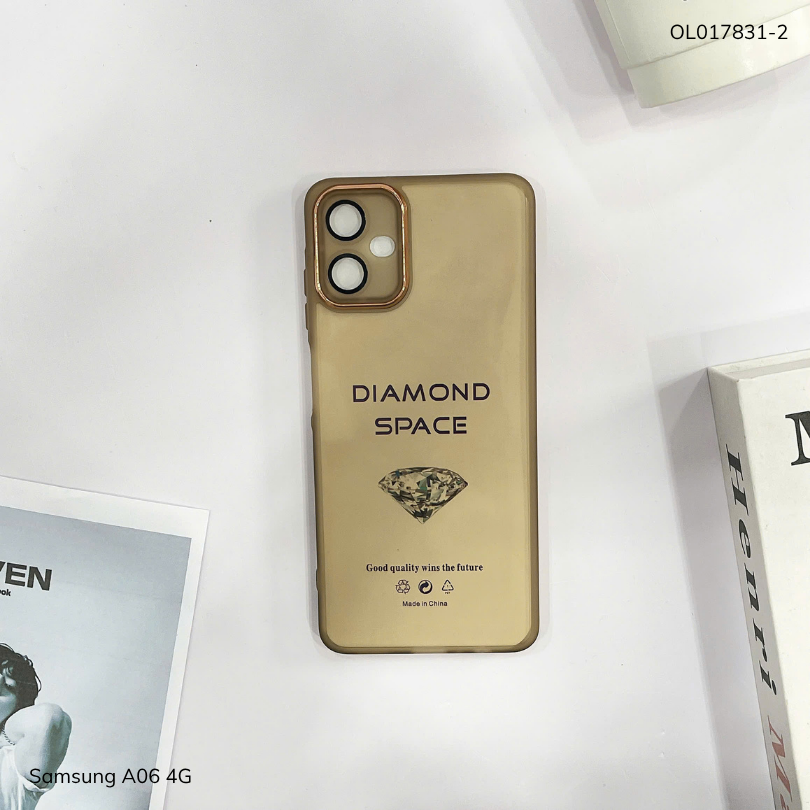 ** Ốp SS A06 dẻo viền camera nhôm