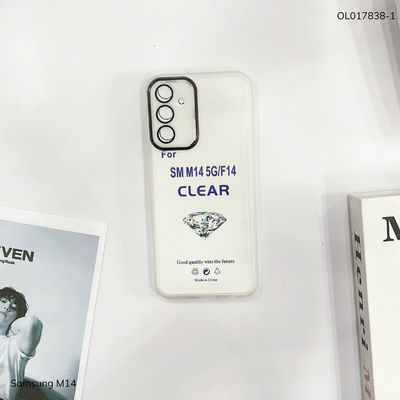 ** Ốp SS M14 dẻo viền camera nhôm