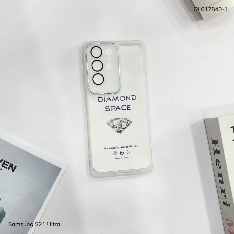 ** Ốp SS S21 Ultra dẻo viền camera nhôm