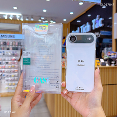 Ốp IP 17 Air trong lưng cứng viền cứng bảo vệ cam