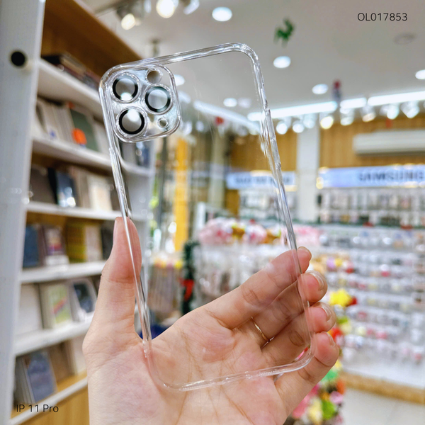 Ốp IP 11 Pro trong lưng cứng viền cứng bảo vệ cam