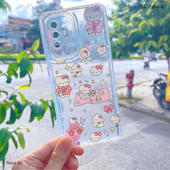 ** Ốp Reno 6z dẻo trong in nhiều hình dễ thương