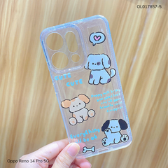 ** Ốp Reno 14 Pro 5G dẻo trong in nhiều hình dễ thương