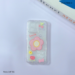 ** Ốp Reno 14F 5G dẻo trong in nhiều hình dễ thương