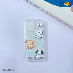 ** Ốp Reno 14F 5G dẻo trong in nhiều hình dễ thương