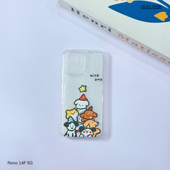 ** Ốp Reno 14F 5G dẻo trong in nhiều hình dễ thương