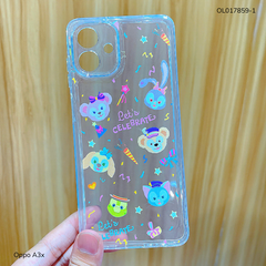 ** Ốp Oppo A3x dẻo trong in nhiều hình dễ thương