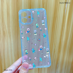 ** Ốp Oppo A3x dẻo trong in nhiều hình dễ thương