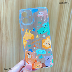 ** Ốp Oppo A3x dẻo trong in nhiều hình dễ thương
