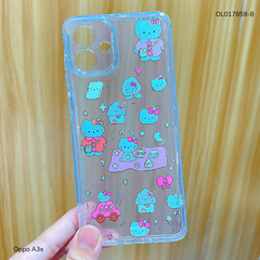 ** Ốp Oppo A3x dẻo trong in nhiều hình dễ thương