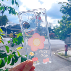 ** Ốp Oppo A5x dẻo trong in nhiều dễ thương