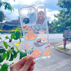 ** Ốp Oppo A5x dẻo trong in nhiều dễ thương