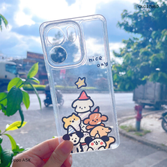 ** Ốp Oppo A5x dẻo trong in nhiều dễ thương