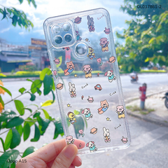 ** ỐP Oppo A15 dẻo trong in nhiều hình dễ thương