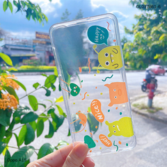 ** ỐP Oppo A15 dẻo trong in nhiều hình dễ thương