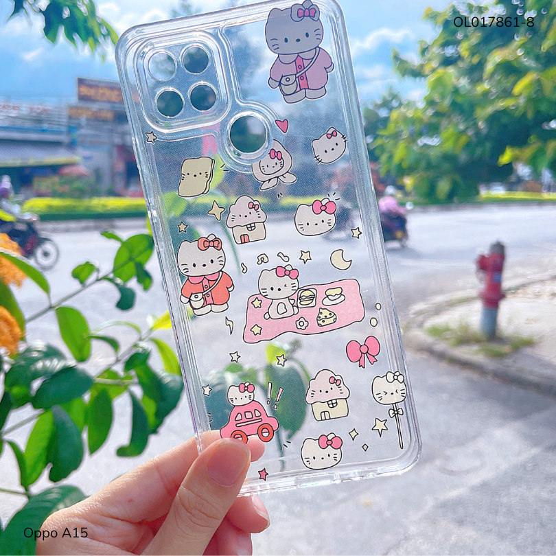 ** ỐP Oppo A15 dẻo trong in nhiều hình dễ thương