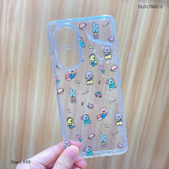 ** Ốp Oppo A58 dẻo trong in nhiều hình dễ thương