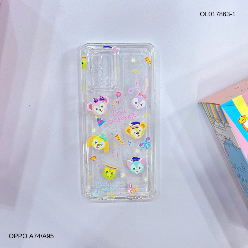** Ốp Oppo A74/A95 dẻo trong in nhiều hình dễ thương