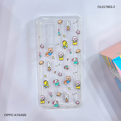** Ốp Oppo A74/A95 dẻo trong in nhiều hình dễ thương