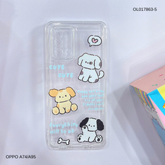 ** Ốp Oppo A74/A95 dẻo trong in nhiều hình dễ thương