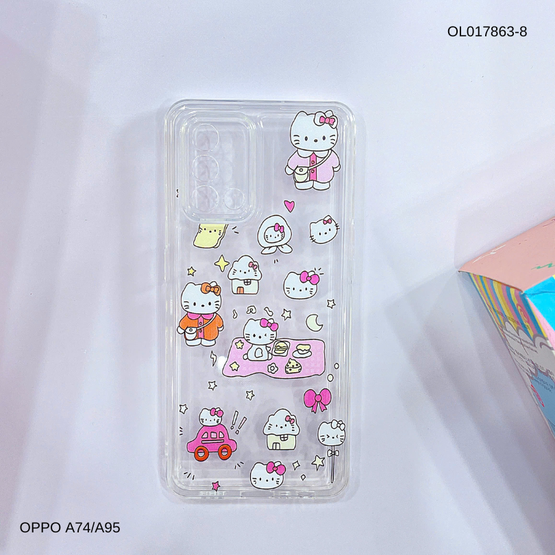 ** Ốp Oppo A74/A95 dẻo trong in nhiều hình dễ thương