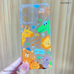 ** Ốp Xiaomi Redmi 12 4G dẻo trong in nhiều hình dễ thương