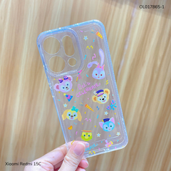 ** Ốp Xiaomi Redmi 15C dẻo trong in nhiều hình dễ thương
