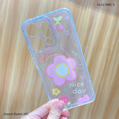 ** Ốp Xiaomi Redmi 15C dẻo trong in nhiều hình dễ thương