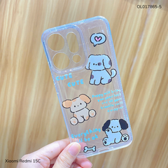 ** Ốp Xiaomi Redmi 15C dẻo trong in nhiều hình dễ thương