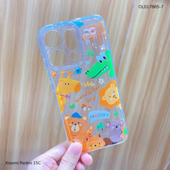 ** Ốp Xiaomi Redmi 15C dẻo trong in nhiều hình dễ thương