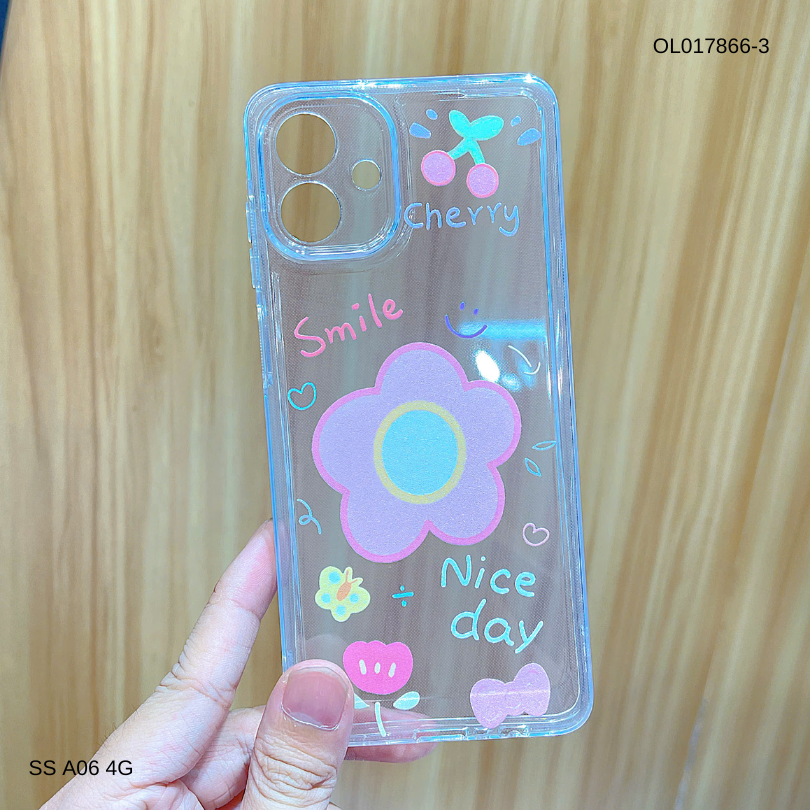 ** Ốp SS A06 4G dẻo trong in nhiều hình dễ thương