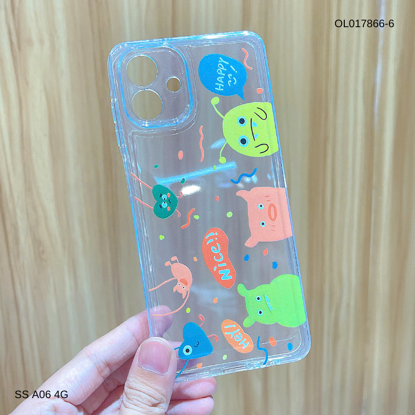 ** Ốp SS A06 4G dẻo trong in nhiều hình dễ thương