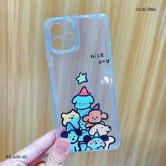 ** Ốp SS A06 4G dẻo trong in nhiều hình dễ thương