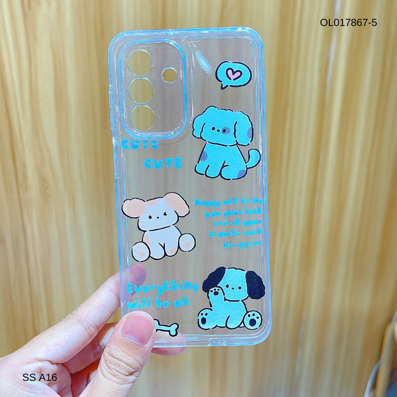 ** Ốp SS A16 5G dẻo trong in nhiều hình dễ thương