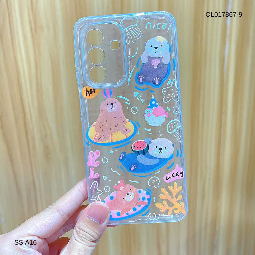 ** Ốp SS A16 5G dẻo trong in nhiều hình dễ thương